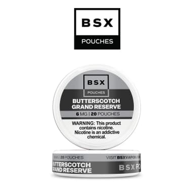 Glas BSX Nicotine Pouches — Butterscotch Grand Reserve