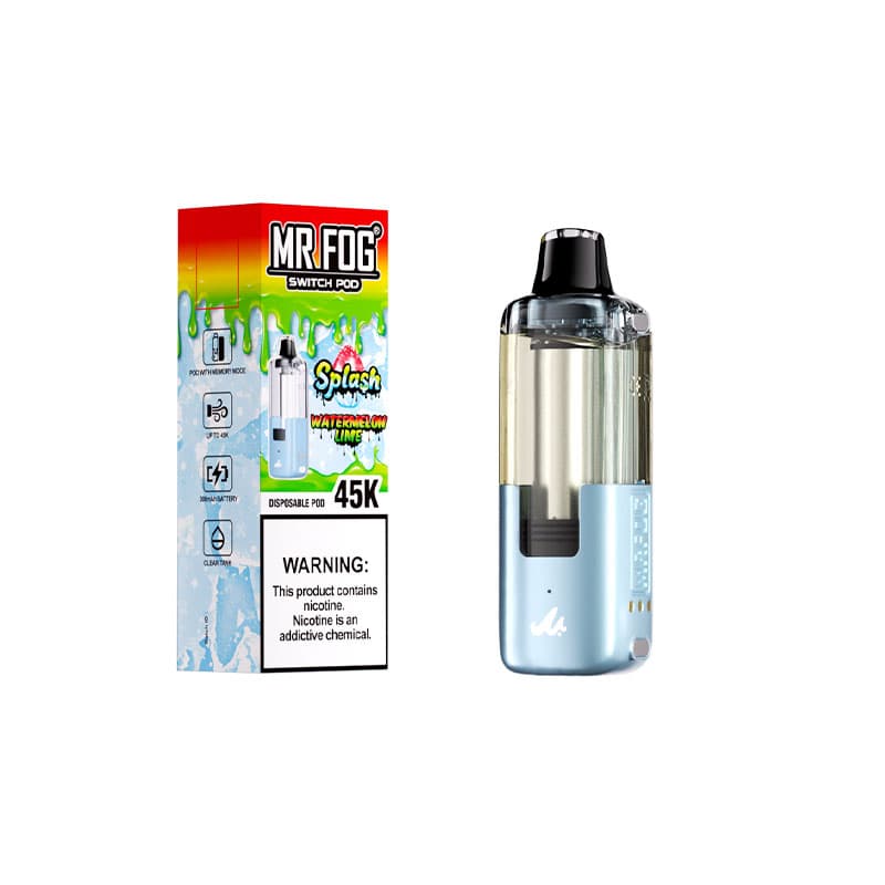 Mr. Fog 45K Puff Replacement PODS — Watermelon Lime (Splash)