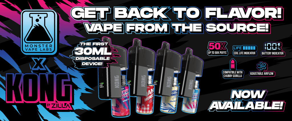 Monster Vape Labs x Kong 50K Disposable | Big D Vapor Monster Vape Labs x Kong 50K Disposable | Big D Vapor