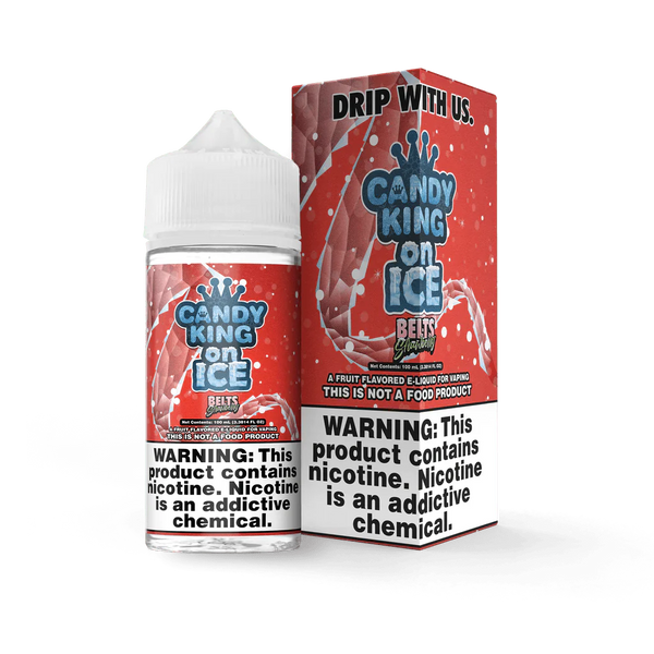 Strawberry Belts on ICE - Candy King on ICE - 100mL