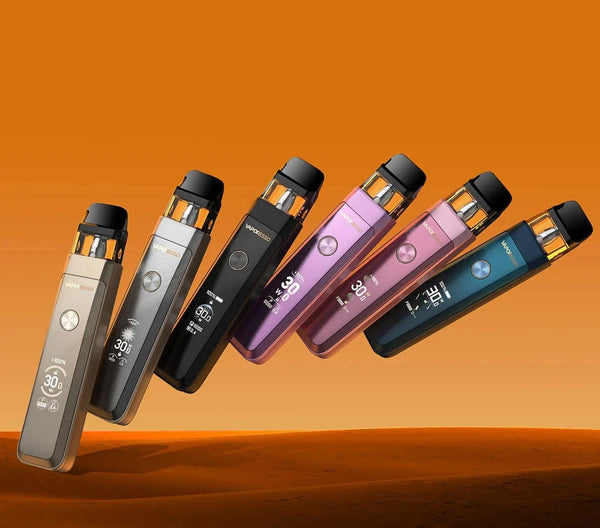 Vaporesso XROS Pro 2 30W vape kit with sleek pod system, featuring a compact design and adjustable airflow for vaping.