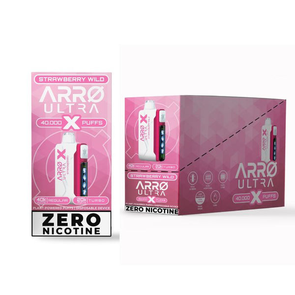 STRAWBERRY WILD ZERO NICOTINE DISPOSABLE