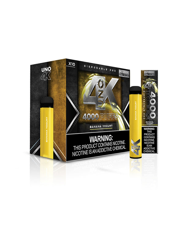 UNO 4K | 4000 Puff Disposable Vape (TEXAS COMPLIANT)