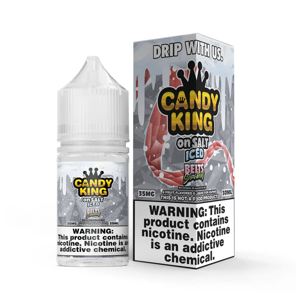 Strawberry Belts SALT on ICE - Candy King On SALT - 30mL