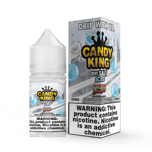 Strawberry Watermelon Bubblegum SALT on ICE - Candy King On SALT - 30mL