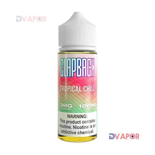 clapback tropical chill saveur vape flavor 100ml eliquid