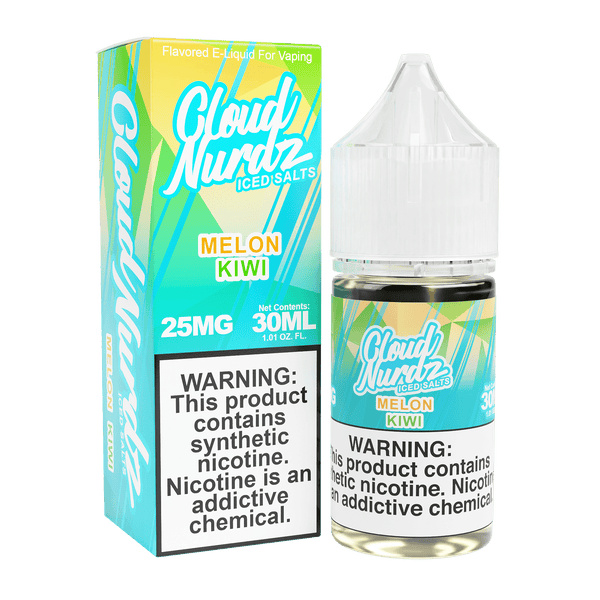 Iced Melon Kiwi - Cloud Nurdz Salts - 30mL