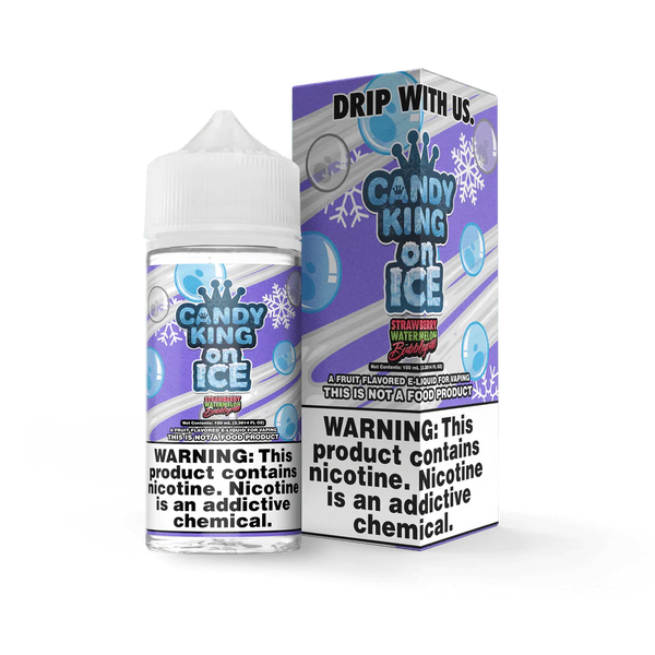 Strawberry Watermelon Bubblegum on ICE - Candy King - 100mL