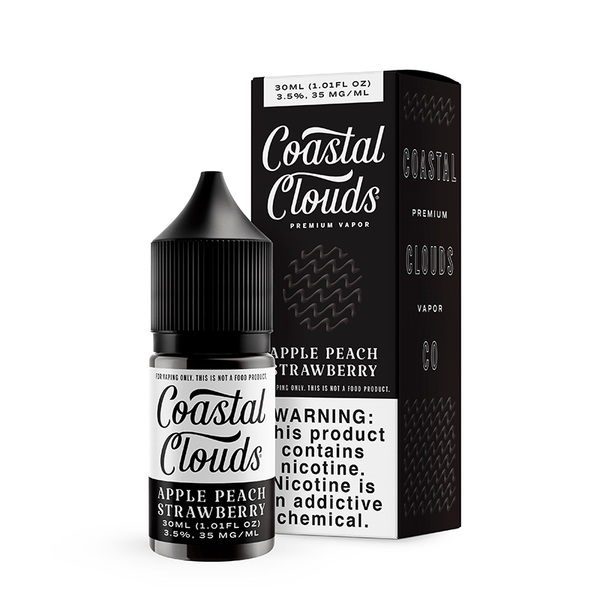 Apple Peach Strawberry Salt - Coastal Clouds - 30ml