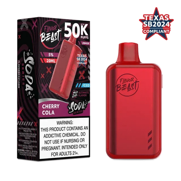 Flavor Beast XBM50 50K Disposable Flavor List