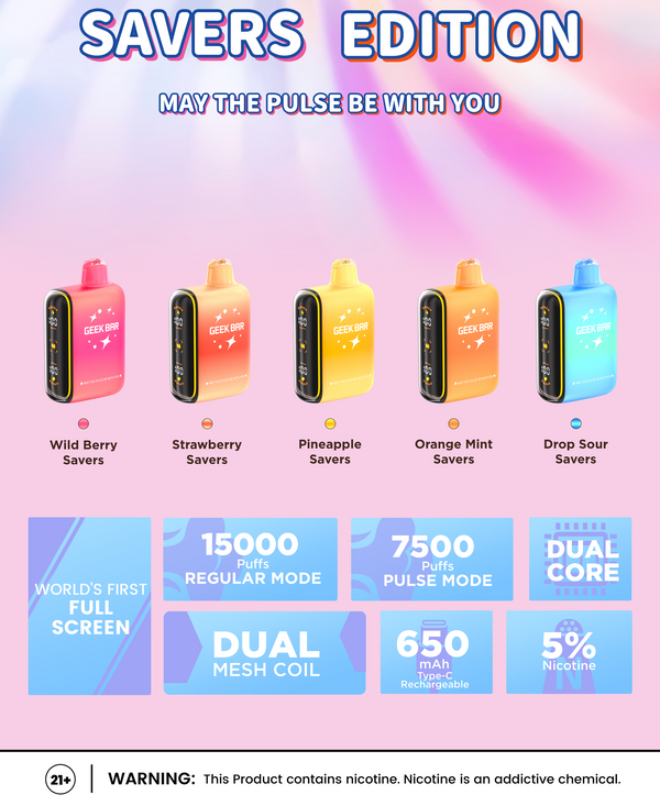 Geek Bar Pulse Savers Edition Overview
