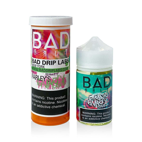 Bad Drips Farley's Gnarly Sauce Salt eliquid bottle
