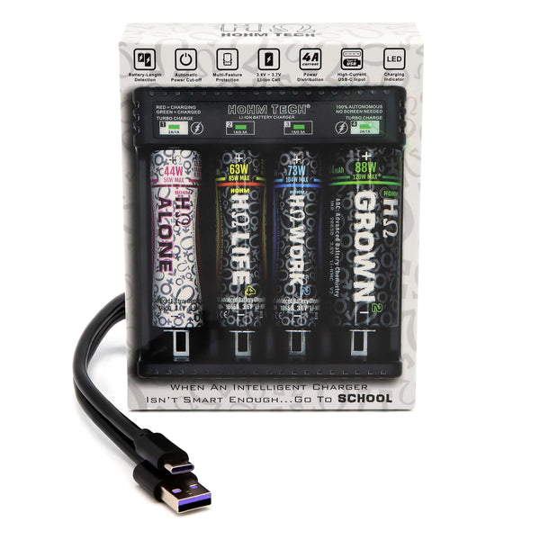 HOHM SCHOOL 4A 4 Bay Battery Charger