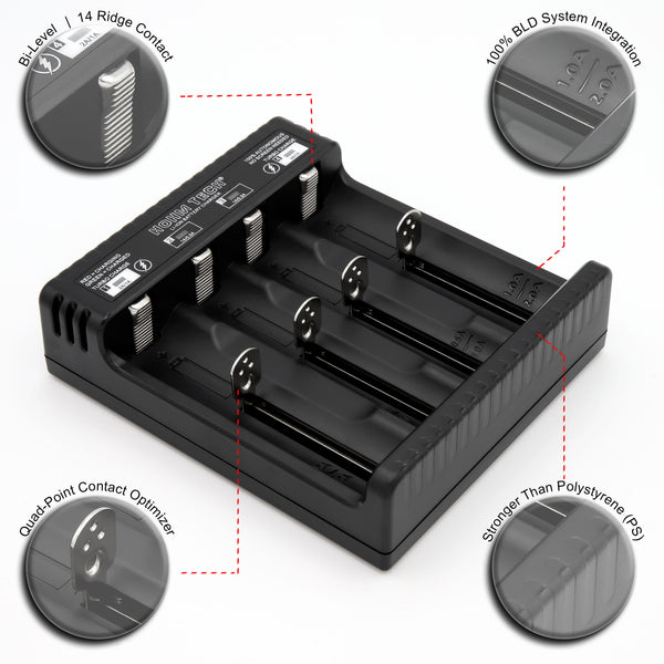 HOHM SCHOOL 4A 4 Bay Battery Charger