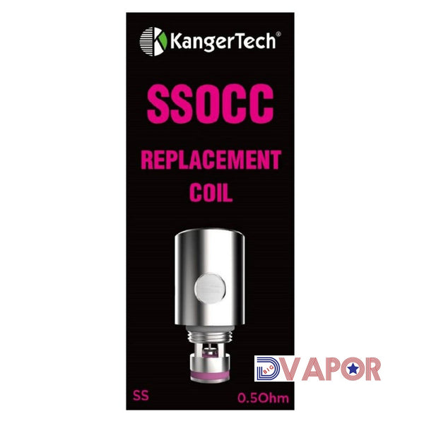 Kanger Vertical OCC or SSOCC New Style Replacement Coils for Subtank 5 Pack