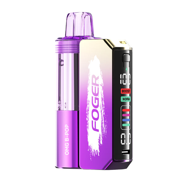 Foger Switch Pro Kit - 30K Puff Pod Based Disposable vape flavors OMG B-pop Bpop