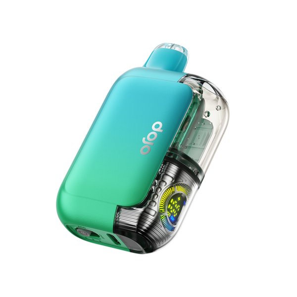 DOJO Purex 60K disposable vape device with sleek design and colorful branding, designed for easy use and portability.
