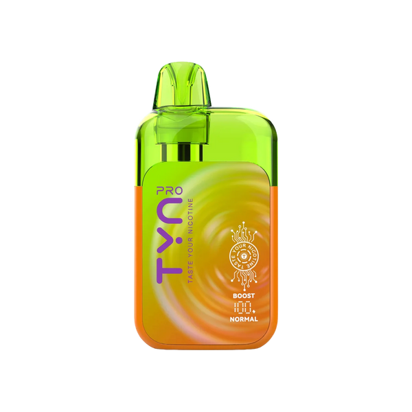 TYN Pro 50K disposable vape device with sour flavor design, compact and portable nicotine inhaler for vaping enthusiasts