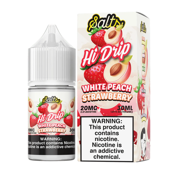 White Peach Strawberry SALT - Hi Drip - 30mL
