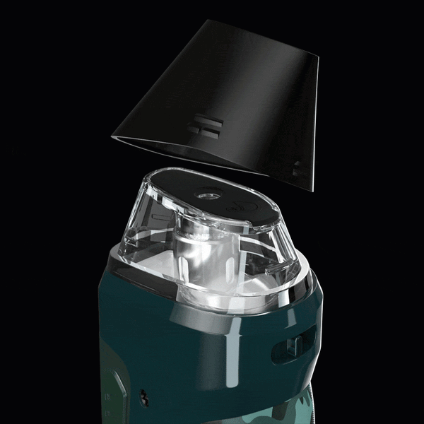 GeekVape Aegis Nano Pod System hardware with sleek design and compact build, featuring adjustable airflow and durable construction.