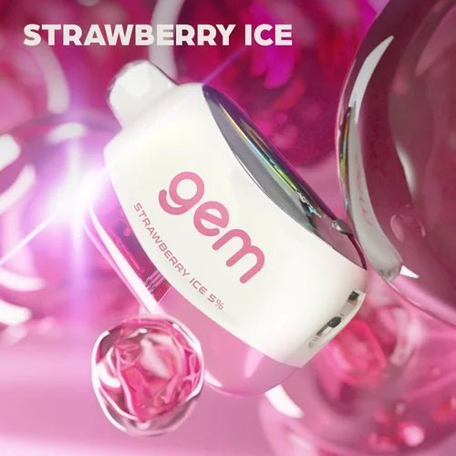 AIRBAR Gem 50K disposable vape device with sleek design and colorful branding, designed for convenient vaping on the go.