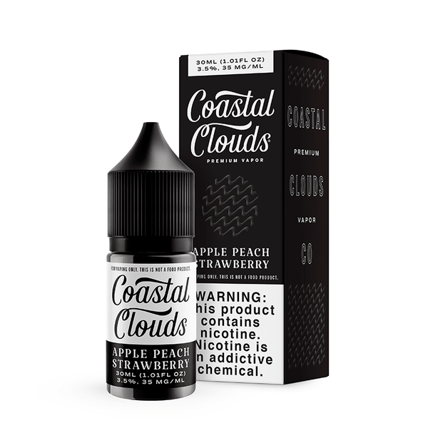 Apple Peach Strawberry Salt - Coastal Clouds - 30ml