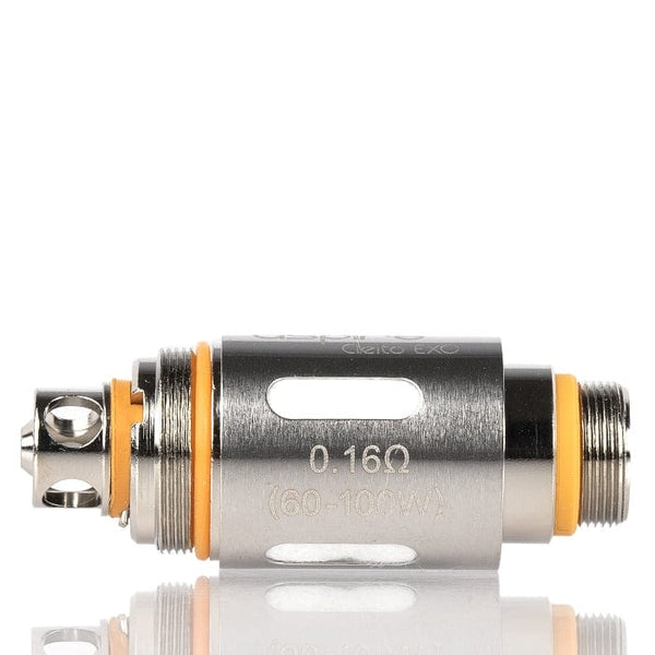 Aspire Cleito EXO replacement coils for vape devices, showing multiple coils with metal and cotton wicking components.