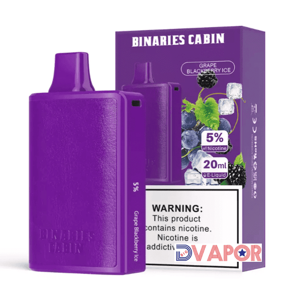 Horizon Tech Binaries Cabin 10,000 Puff disposable vape with 20ml e-liquid, featuring sleek design and colorful branding.