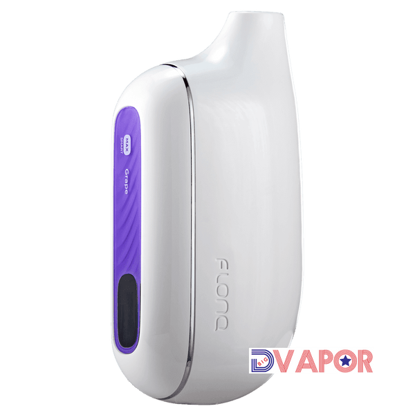Flonq Max Smart 10,000K disposable vape pen, non-refundable, with sleek design and clear branding.