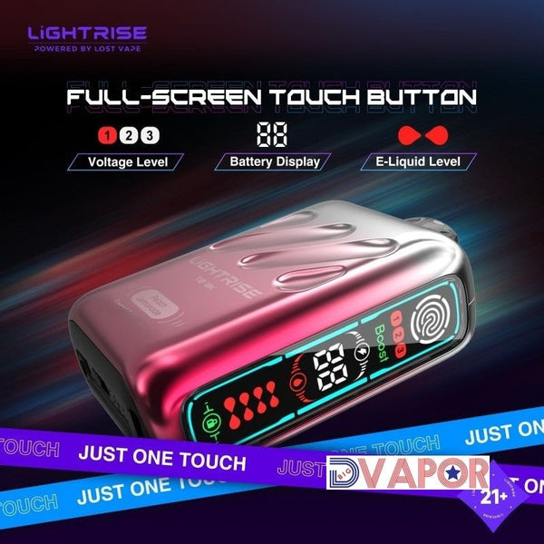 Lightrise TB 18K Disposable by Lost Vape | 5% 18ml