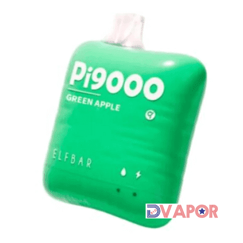 EB Design PI9000 disposable vape with 9000 puffs, black and sleek design, suitable for long-lasting vaping experiences.