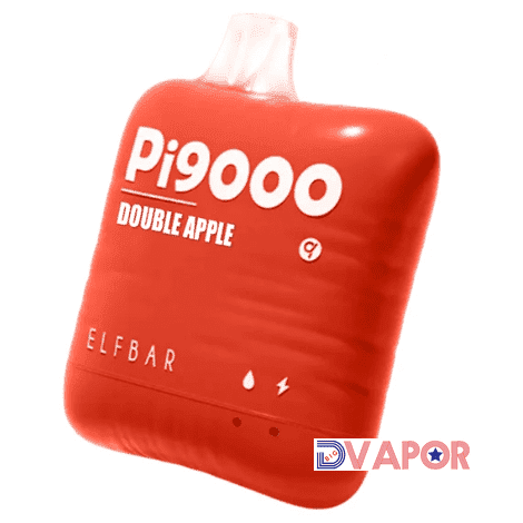 EB Design PI9000 disposable vape with 9000 puffs, black and silver design, non-refundable clearance product image.
