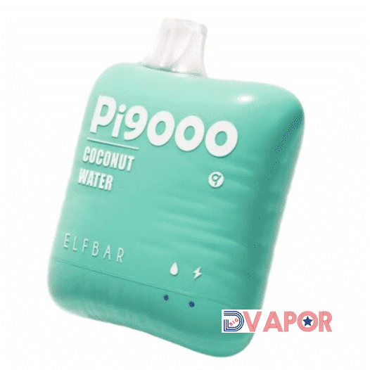 EB Design PI9000 disposable vape with 9000 puffs, non-refundable clearance, featuring sleek design and compact size.