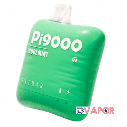 EB Design PI9000 disposable vape with 9000 puffs, sleek design, and non-refundable clearance packaging for easy vaping.