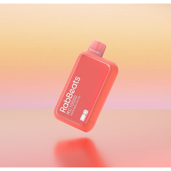 Lost Mary RabBeats RC10000 disposable vape with 10,000 puffs, sleek design, and non-refundable status.