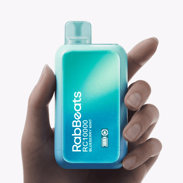 Lost Mary RabBeats RC10000 vape disposable with 10,000 puffs, shown in a sleek design, non-refundable, for easy vaping.