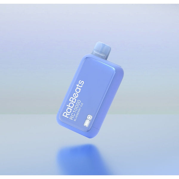Lost Mary RabBeats RC10000 disposable vape with 10,000 puffs, shown in a sleek design, non-refundable, for easy vaping on the go.