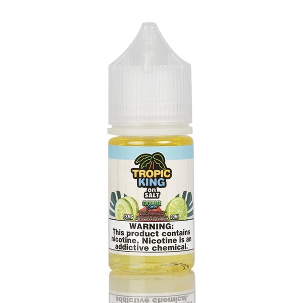 Cucumber Cooler SALT e-liquid by Candy King in 30mL bottle, featuring refreshing cucumber flavor with a tropical twist.