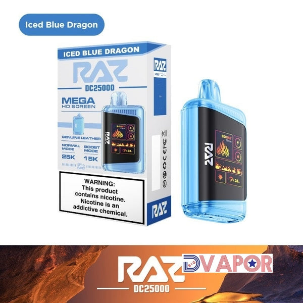 RAZ DC25000 Disposable Vape with Full Color Animation