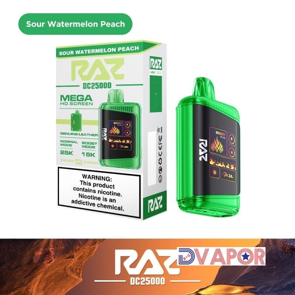 RAZ DC25000 Disposable Vape with Full Color Animation