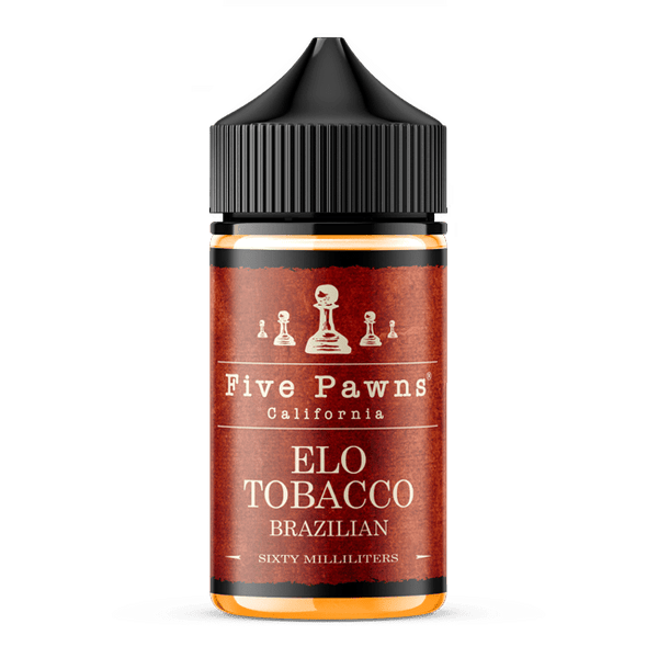Elo Tobacco e-liquid by Five Pawns in a 60mL bottle, featuring rich tobacco flavor and detailed packaging.