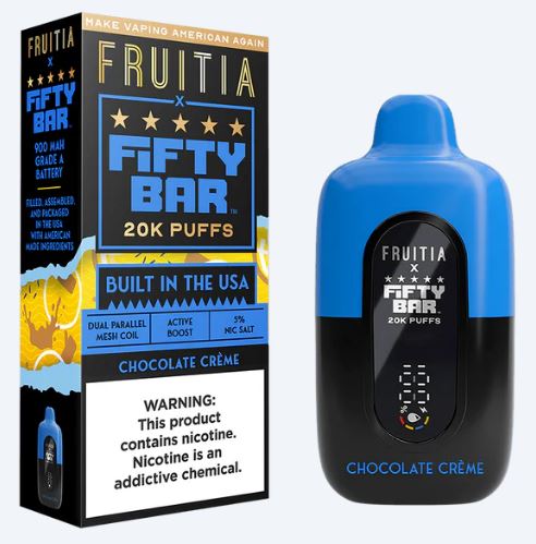 fruitia fifty bar chocolate creme