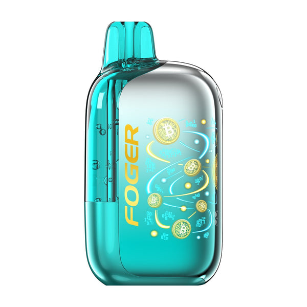 Foger Bit 35K disposable vape device with sleek design and mouthpiece, showcasing its compact and portable vaping form.