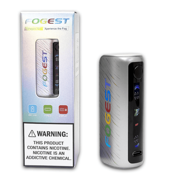 Fogest XP 40K disposable vape battery, compact and portable, designed for use with Fogest disposable vape devices.