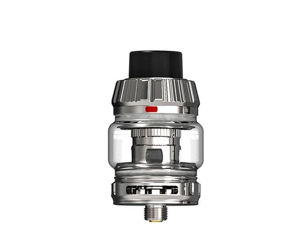 FreeMax Fireluke 4 Sub-Ohm Tank for vaping, featuring a glass chamber and adjustable airflow, compatible with sub-ohm vape devices.