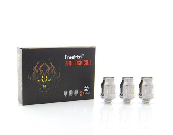 FreeMax FireLuke Mesh replacement vape coils shown in a pack, designed for use with FireLuke vape tanks.