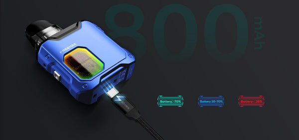 FreeMax Galex Nano Pod System hardware with sleek design and mouthpiece, compact vaping device for easy use.