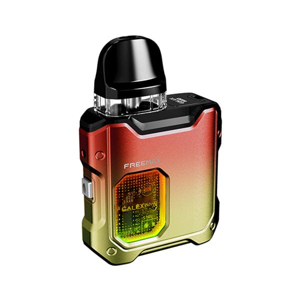 FreeMax Galex Nano Pod System hardware with sleek design, compact size, and mouthpiece for vaping.