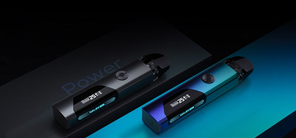 FreeMax Galex Pro 25W Pod Kit hardware with sleek black design and compact size, featuring adjustable airflow and pod system.
