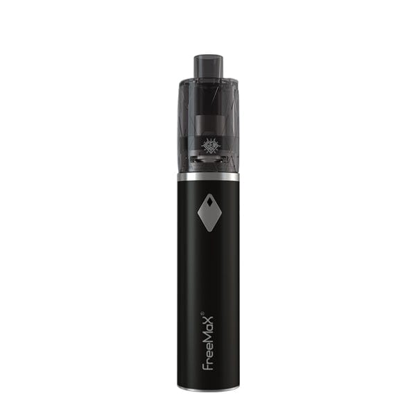 FreeMax GEMM 80W Starter Kit hardware with compact mod and tank, featuring a sleek design and adjustable airflow.